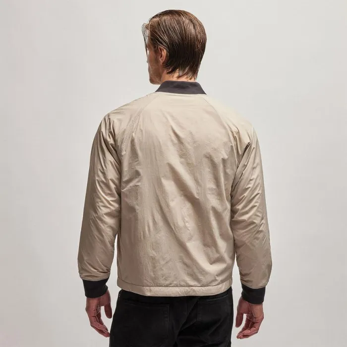 JacketsOuterwear Men James Perse Nylon Bomber Jacket Lined Toast