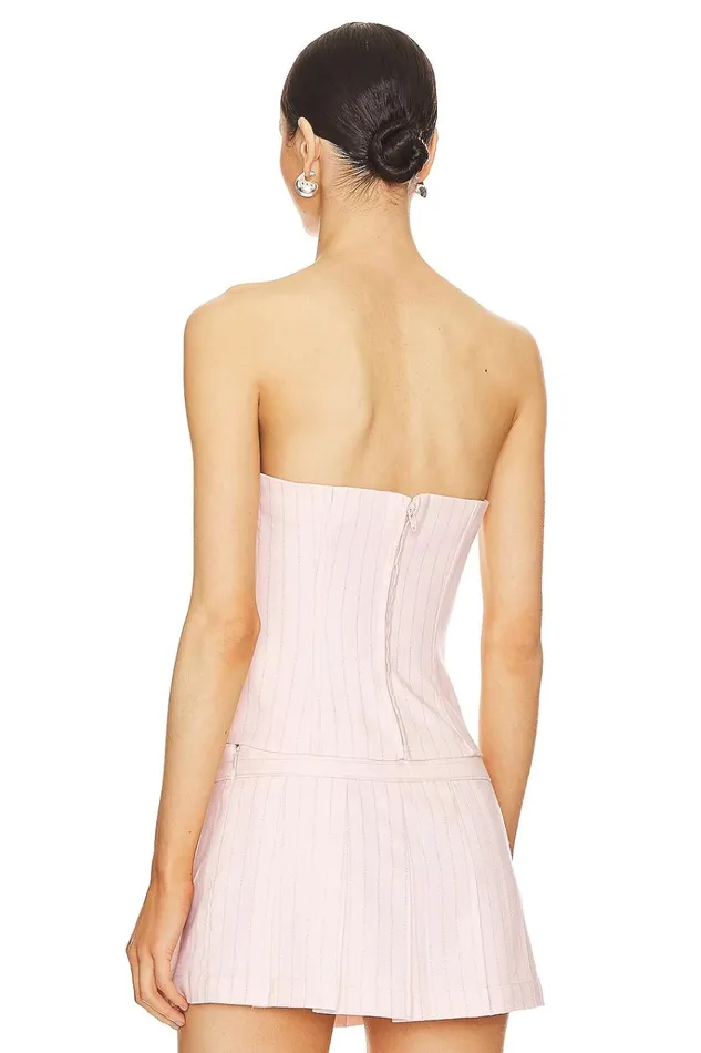 Jasmine Top Pink Pinstripe Women Lovers Friends Tops Jasmine Top Pink Pinstripe Women Lovers Friends Tops