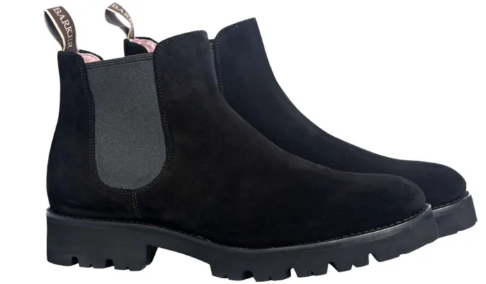Jenna 8211 Black Suede Womens Barker Shoes Womens Boots