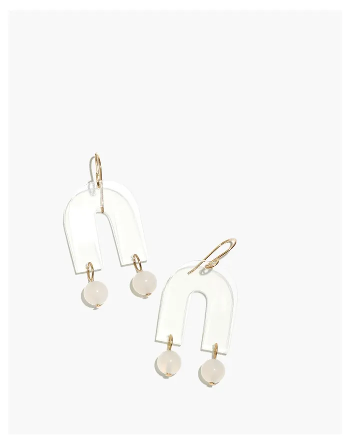 Jessica Kertis Arch Earrings White Women Madewell Earrings