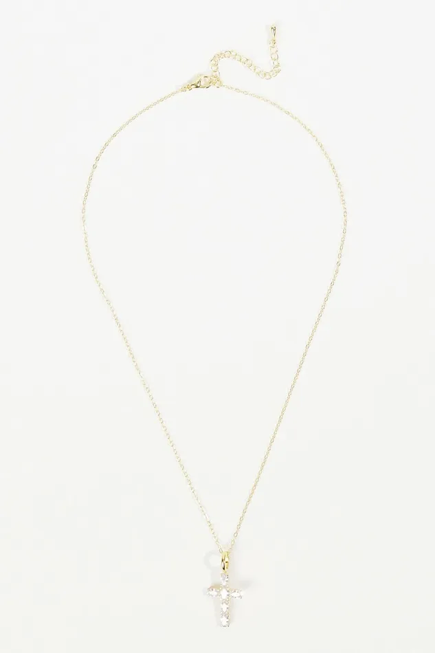 Jewelry Altar8217d State Women Baguette Cross Charm Necklace