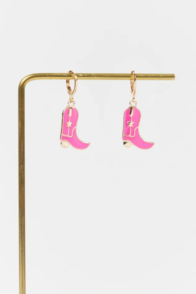 Jewelry Cowboy Boot Earrings 8211 Hot Pink Altar8217d State Women