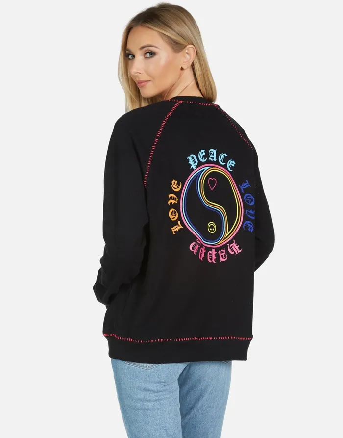 Jocelyn Neon Line Tiger Black Women039s Lauren Moshi Long Sleeve
