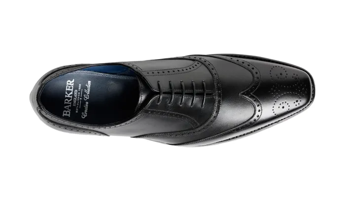 Johnny 8211 Black Calf Mens Barker Shoes Mens Oxfords