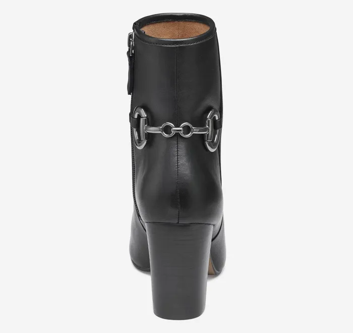JohnstonandMurphy Boots and Booties Charlotte Bit Bootie Black Glove Leather 8211 Women