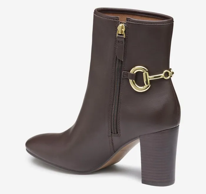 JohnstonandMurphy Boots and Booties Charlotte Bit Bootie Brown Glove Leather 8211 Women JohnstonandMurphy Boots and Booties Charlotte Bit Bootie Brown Glove Leather 8211 Women