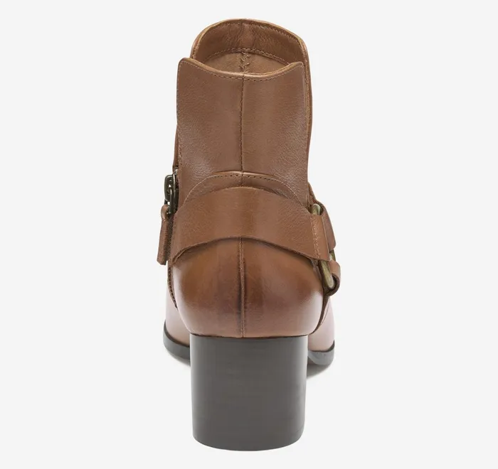 JohnstonandMurphy Boots and Booties Trista Harness Bootie Cognac Calfskin 8211 Women JohnstonandMurphy Boots and Booties Trista Harness Bootie Cognac Calfskin 8211 Women