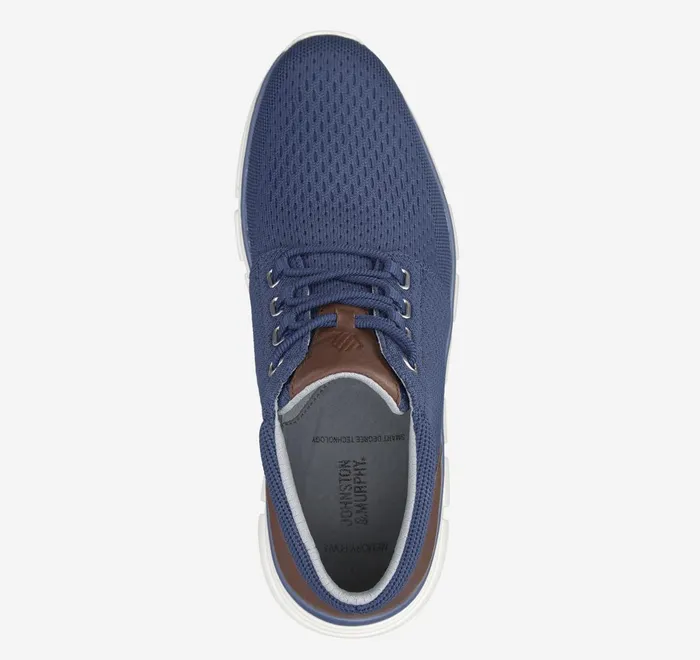 JohnstonandMurphy LaceUps Amherst Lug Knit Chukka Boot Navy Knit 8211 Men JohnstonandMurphy LaceUps Amherst Lug Knit Chukka Boot Navy Knit 8211 Men