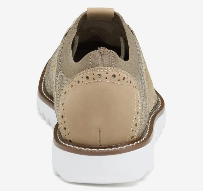 JohnstonandMurphy LaceUps Duncan Saddle Taupe Space Dye 8211 Men