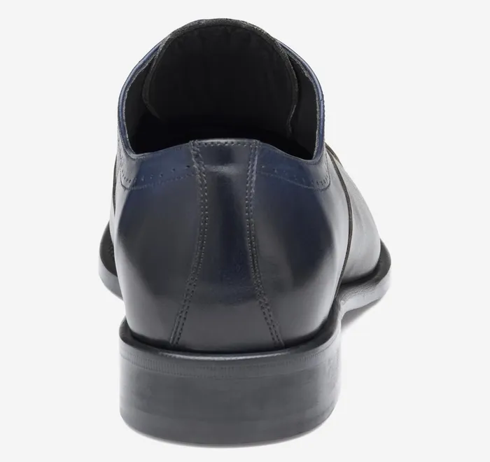 JohnstonandMurphy LaceUps Ellsworth Cap Toe Navybrown Italian Calfskin 8211 Men JohnstonandMurphy LaceUps Ellsworth Cap Toe Navybrown Italian Calfskin 8211 Men