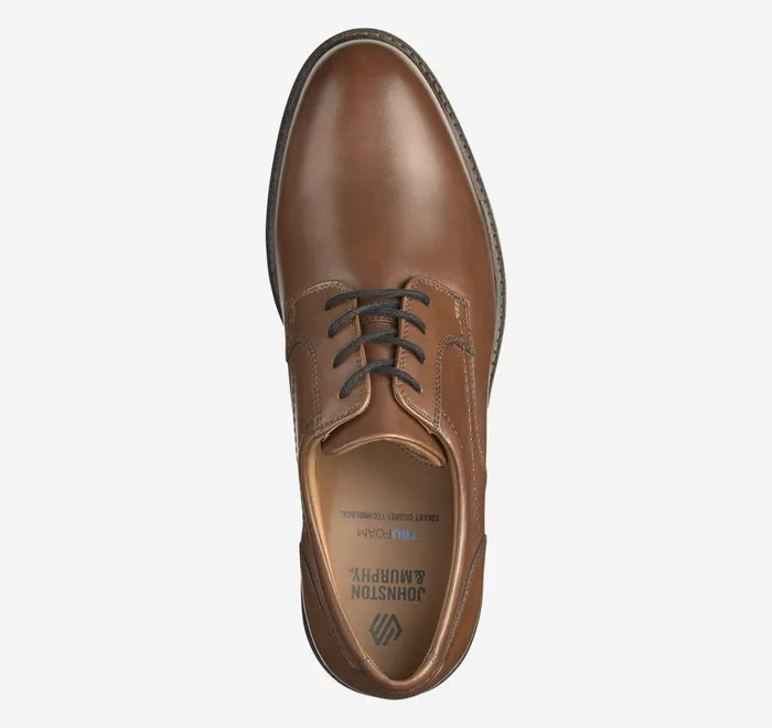 JohnstonandMurphy LaceUps Mason Plain Toe Tan Full Grain 8211 Men