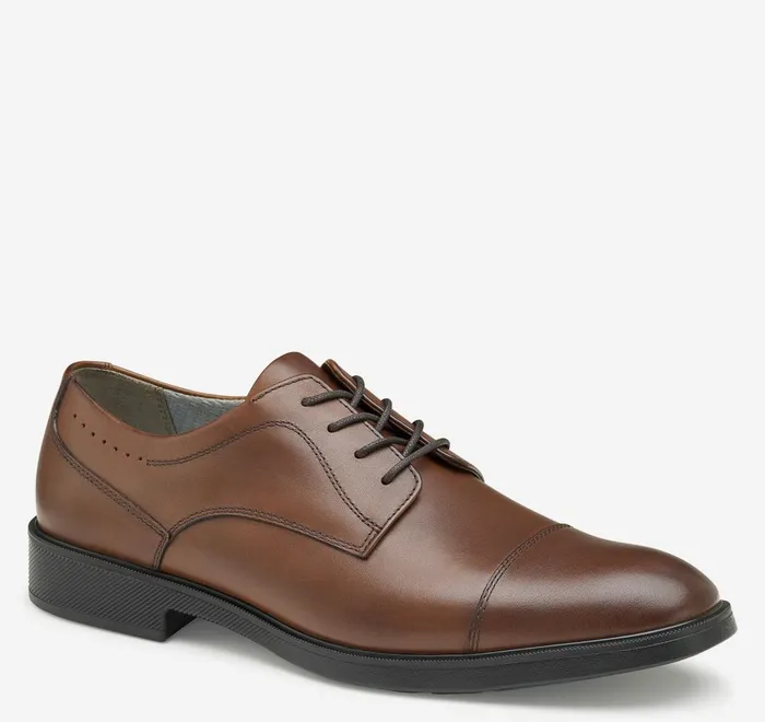 JohnstonandMurphy LaceUps Xc4 Maddox Cap Toe Tan Waterproof Full Grain 8211 Men