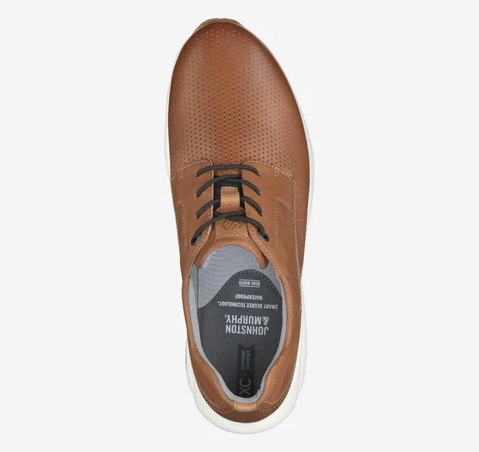 JohnstonandMurphy LaceUps Xc4 Tr3Luxe Hybrid Tan Waterproof Full Grain 8211 Men