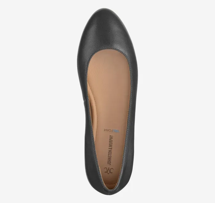 JohnstonandMurphy Mules and Loafers Delanie Ballet Black Glove Leather 8211 Women JohnstonandMurphy Mules and Loafers Delanie Ballet Black Glove Leather 8211 Women