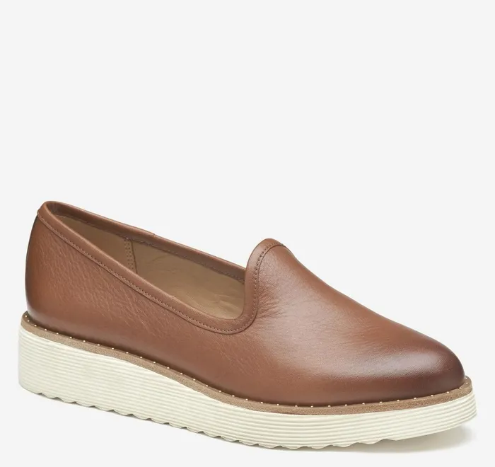 JohnstonandMurphy Mules and Loafers Mitzi Venetian Cognac Calfskin 8211 Women
