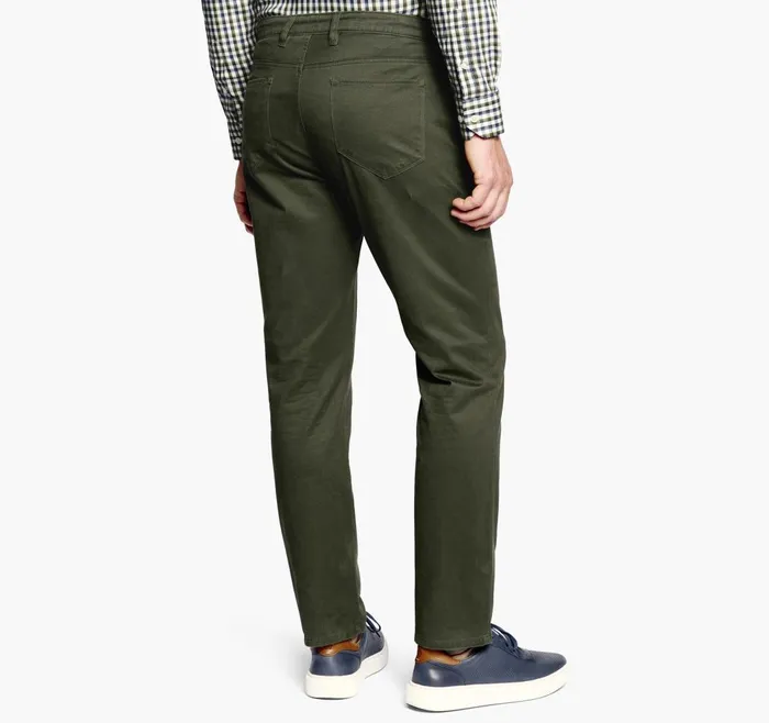 JohnstonandMurphy Pants and Jeans FivePocket Pants Dark Olive 8211 Men JohnstonandMurphy Pants and Jeans FivePocket Pants Dark Olive 8211 Men