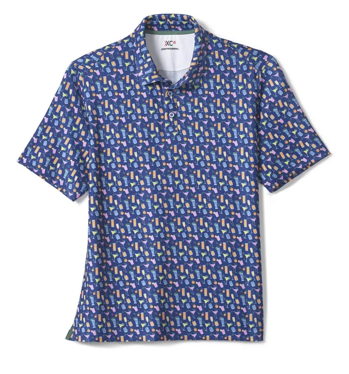 JohnstonandMurphy Polos and Tees Xc4 Performance Polo Navy Cocktail 8211 Men JohnstonandMurphy Polos and Tees Xc4 Performance Polo Navy Cocktail 8211 Men