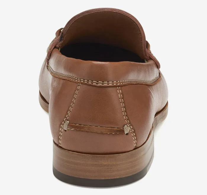 JohnstonandMurphy SlipOns and Loafers Baldwin Bit Loafer Cognac Sheepskin 8211 Men