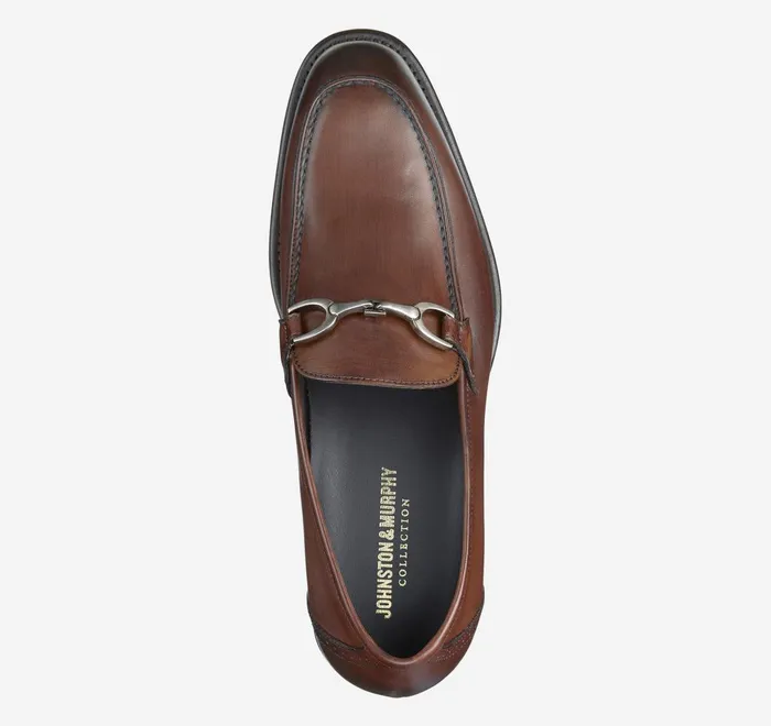 JohnstonandMurphy SlipOns and Loafers Ellsworth Bit Loafer Brown Italian Calfskin 8211 Men JohnstonandMurphy SlipOns and Loafers Ellsworth Bit Loafer Brown Italian Calfskin 8211 Men