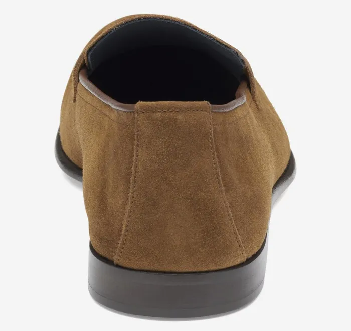 JohnstonandMurphy SlipOns and Loafers Taylor Penny Loafer Snuff Italian Suede 8211 Men JohnstonandMurphy SlipOns and Loafers Taylor Penny Loafer Snuff Italian Suede 8211 Men