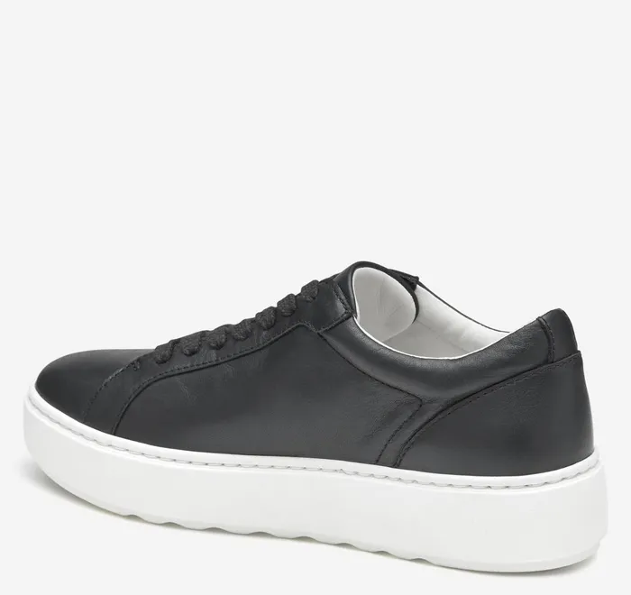 JohnstonandMurphy Sneakers Cammie LaceUp Black Tumbled Full Grain 8211 Women JohnstonandMurphy Sneakers Cammie LaceUp Black Tumbled Full Grain 8211 Women