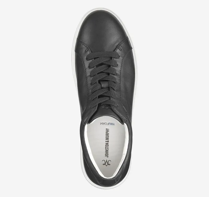 JohnstonandMurphy Sneakers Cammie LaceUp Black Tumbled Full Grain 8211 Women JohnstonandMurphy Sneakers Cammie LaceUp Black Tumbled Full Grain 8211 Women