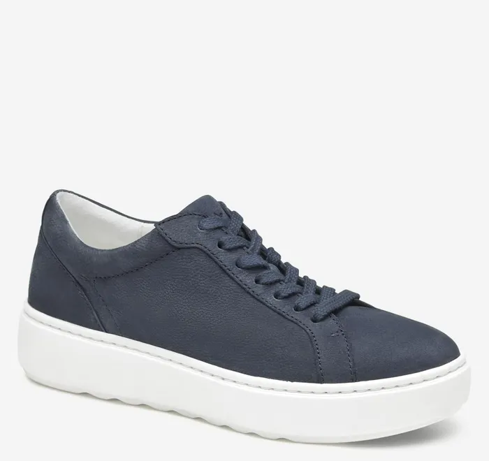 JohnstonandMurphy Sneakers Cammie LaceUp Navy Tumbled Nubuck 8211 Women