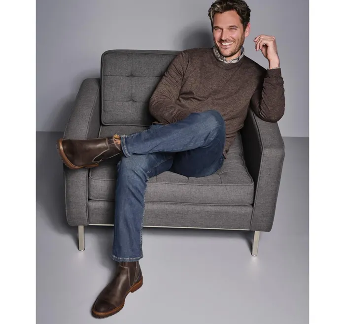 JohnstonandMurphy Sweaters and Knits Knit VNeck Dark Brown 8211 Men JohnstonandMurphy Sweaters and Knits Knit VNeck Dark Brown 8211 Men