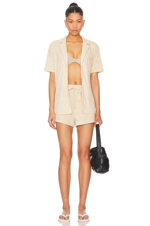 Kaia Short Beige Women Lovers Friends Shorts