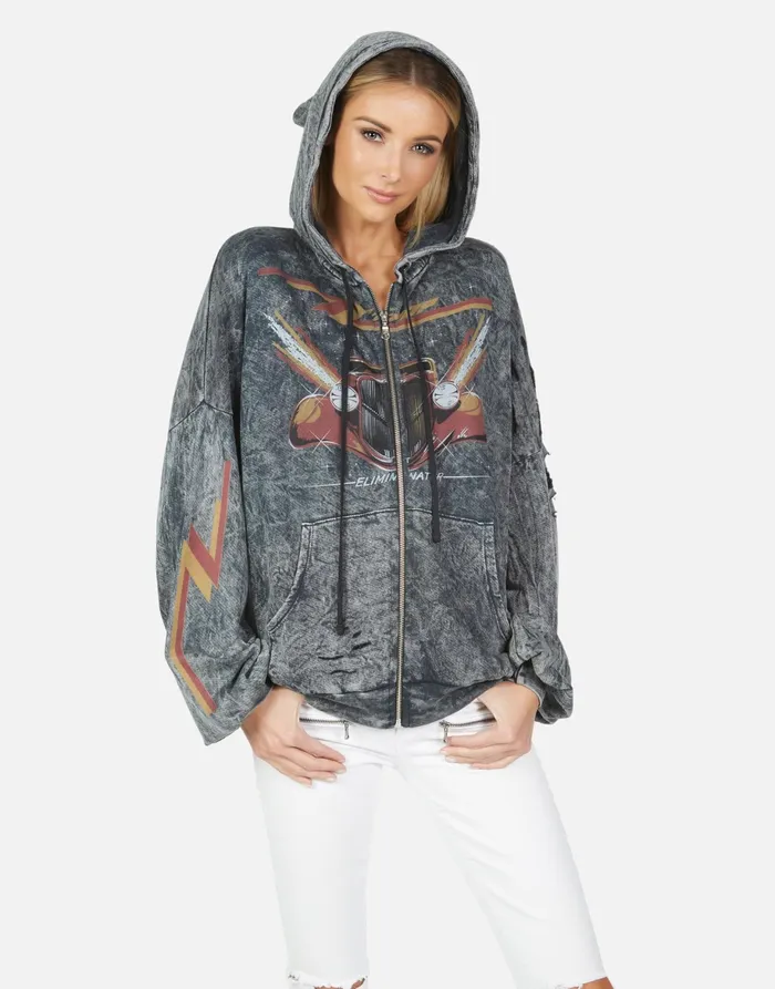 Kaliyah ZZ Top Eliminator Onyx Mineral Women039s Lauren Moshi Hoodies