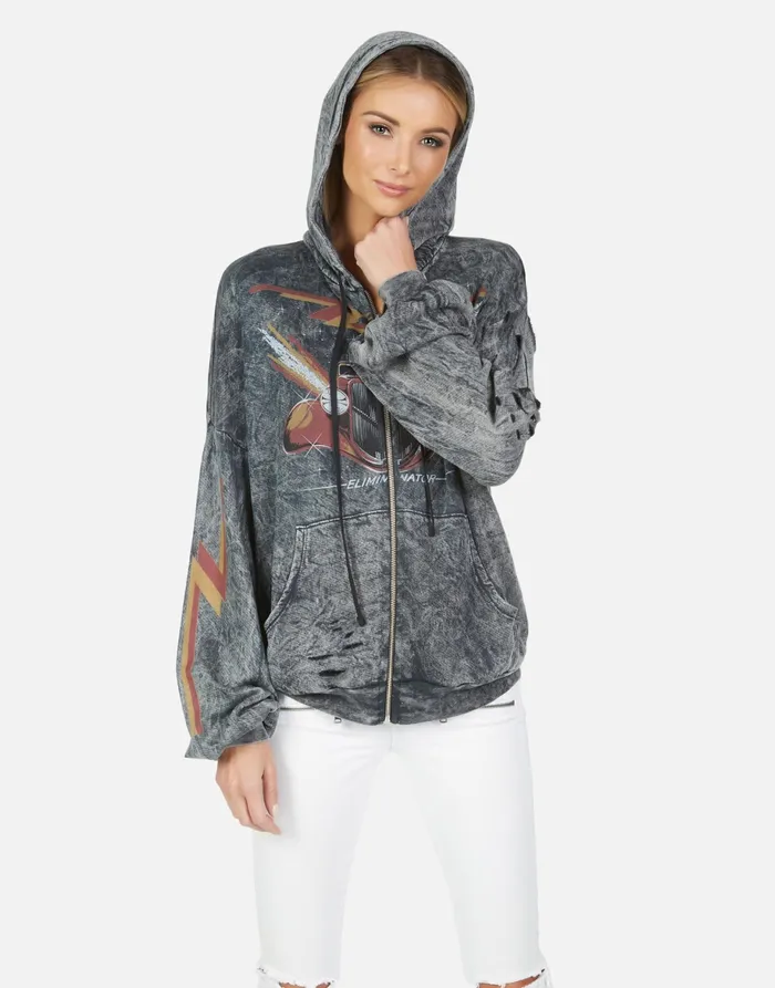 Kaliyah ZZ Top Eliminator Onyx Mineral Women039s Lauren Moshi Hoodies