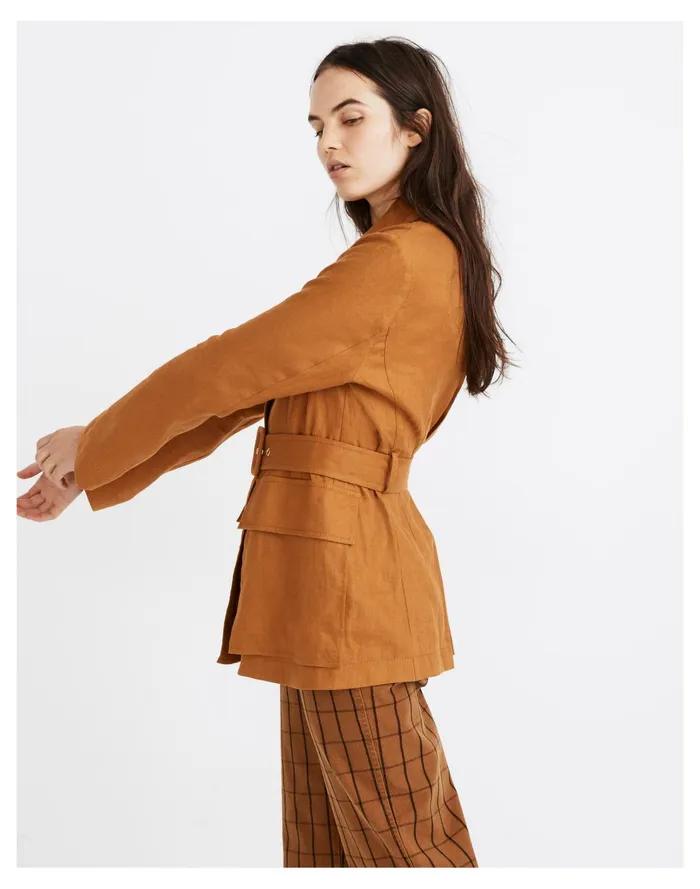 Karen Walker Chamomile Blazer Golden Oak Women Madewell Jackets Karen Walker Chamomile Blazer Golden Oak Women Madewell Jackets