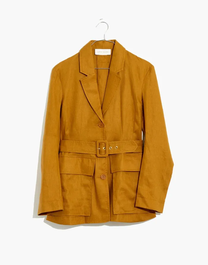 Karen Walker Chamomile Blazer Golden Oak Women Madewell Jackets Karen Walker Chamomile Blazer Golden Oak Women Madewell Jackets