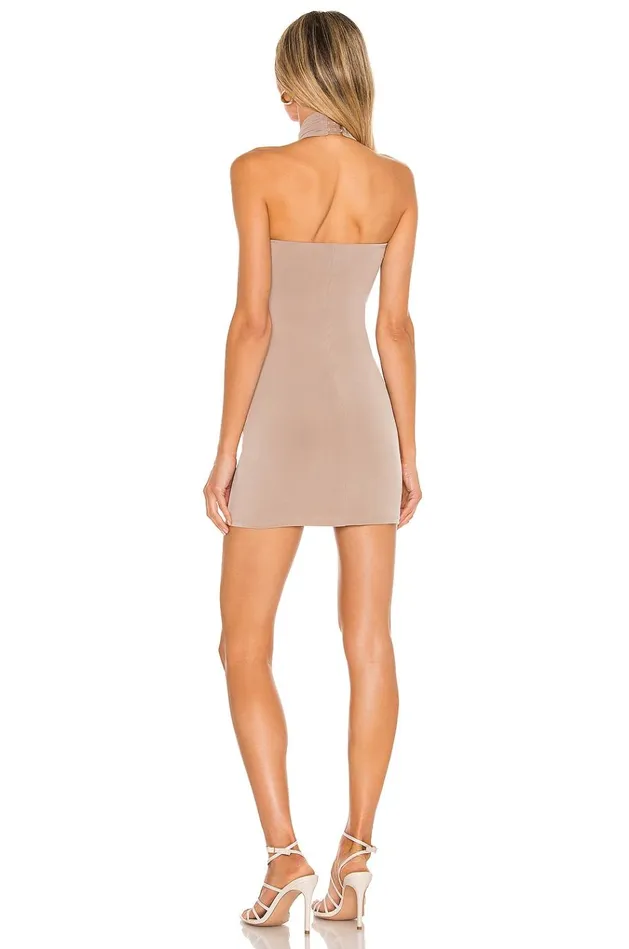Kelly Mini Dress Taupe Brown Women Lovers Friends Dresses
