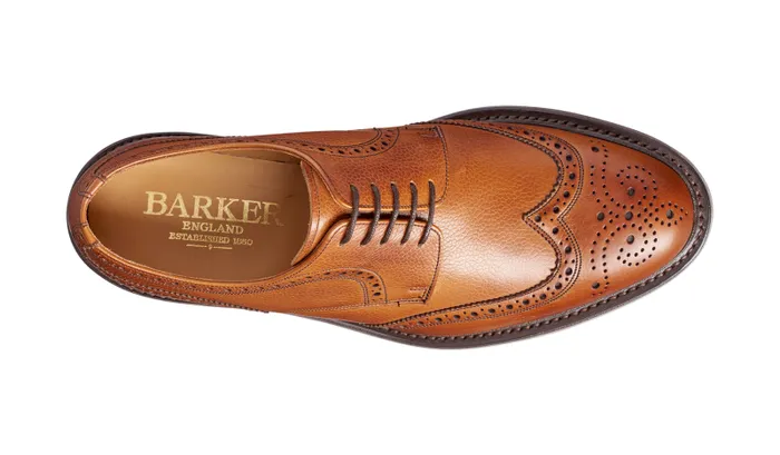 Kelmarsh 8211 Cedar Grain Mens Barker Shoes Mens Brogues