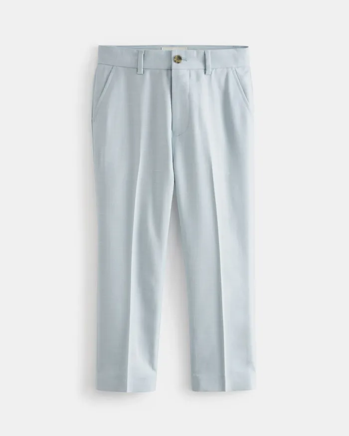 Kids APOSTOL 8211 Pleated Suit Trousers Medium Blue Ted Baker Older Boys