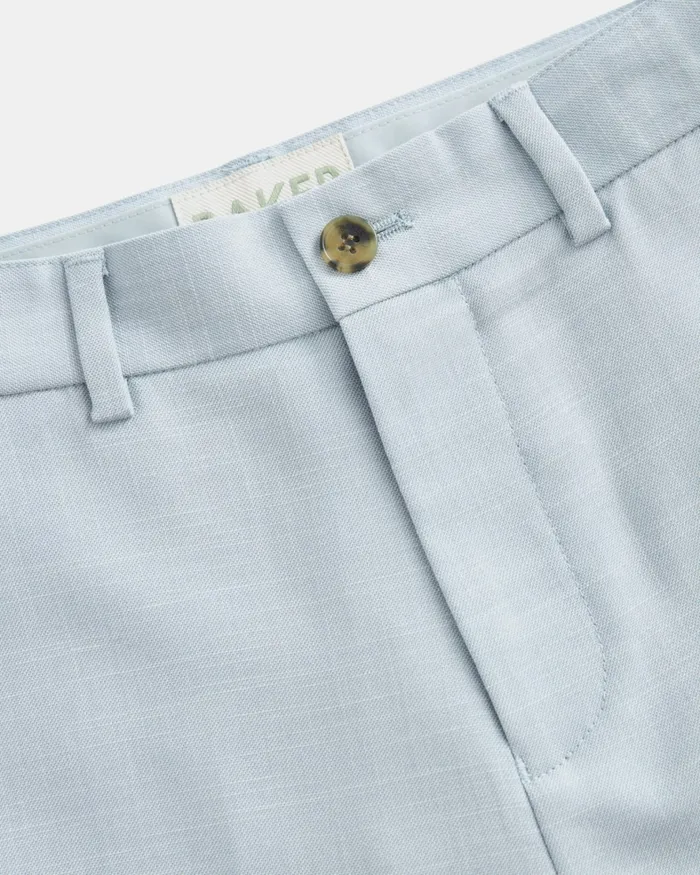 Kids APOSTOL 8211 Pleated Suit Trousers Medium Blue Ted Baker Older Boys