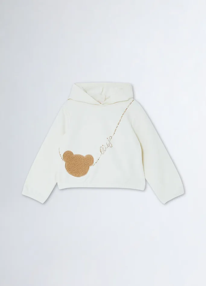 Kids Liujo Jumpers and Sweatshirts Hoody White