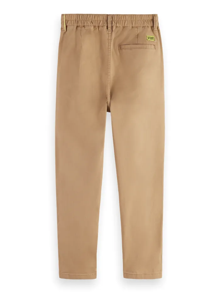 Kids LOOSE TAPERED PEACHED CHINO Sand Scotch and Soda Pants