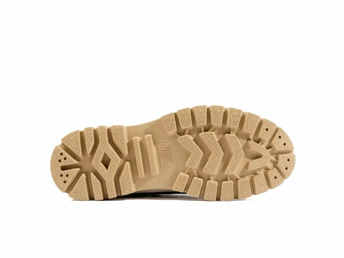 Kids Palladium Boots Pallashock Organic 2 Olive Night