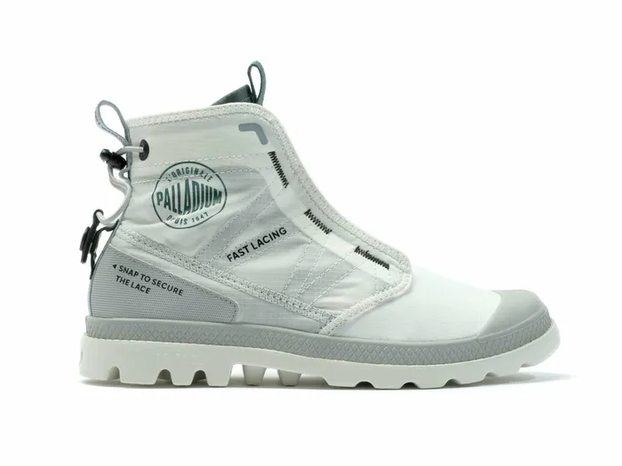 Kids Palladium Boots Pampa Travel Lite Rs Star White