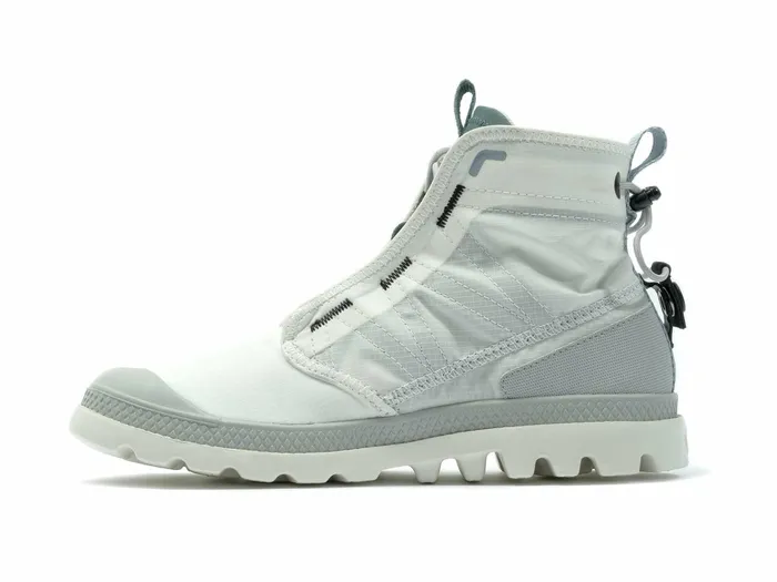 Kids Palladium Boots Pampa Travel Lite Rs Star White