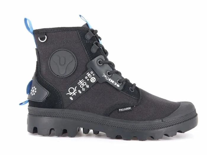 Kids Palladium Boots Pampa X Destiny Black