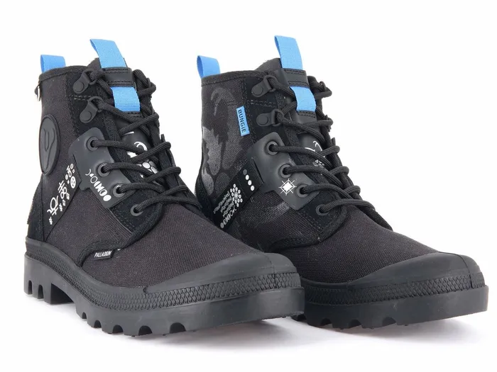 Kids Palladium Boots Pampa X Destiny Black