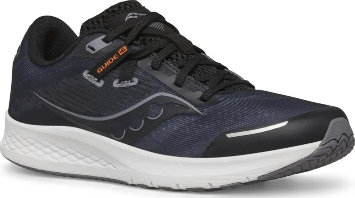 Kids Saucony Guide 16 Sneaker Whiteblack