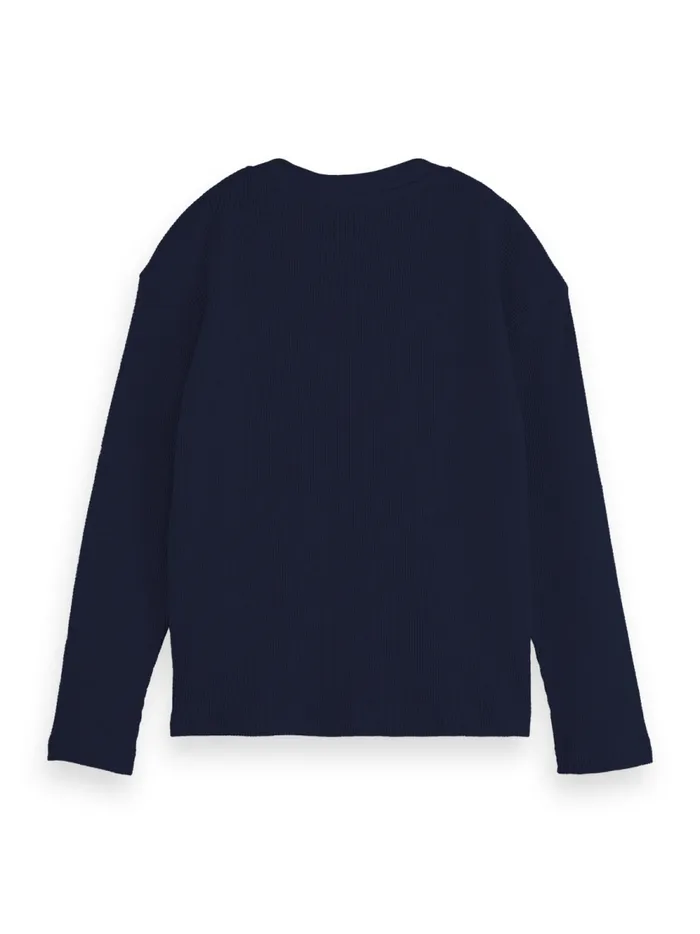 Kids STRUCTURED LONGSLEEVED TSHIRT Night Scotch and Soda TShirts