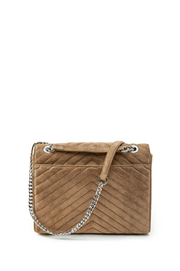 Knightsbridge Shoulder Bag Taupe Suede Women Holland Cooper Shoulder Bags
