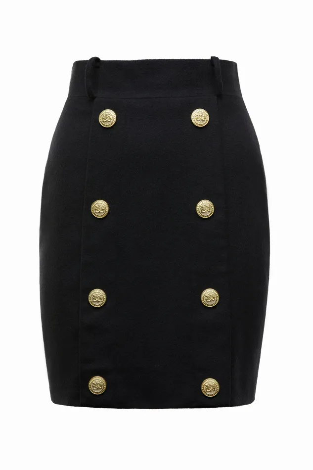 Knightsbridge Skirt Soft Black Women Holland Cooper Skirts