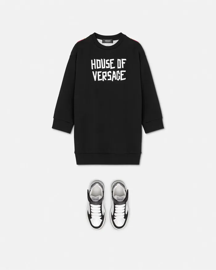 Knitwear and Sweatshirts Kids Versace Sweatshirt Dress Black