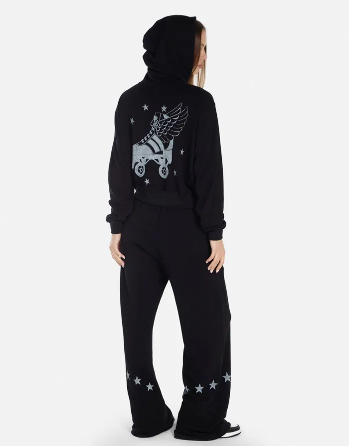 Lachelle Retro Skate Black Women039s Lauren Moshi Hoodies